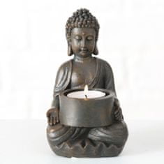 ModernHome Sada 3 držiakov na čajové sviečky Budha