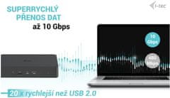 I-TEC dokovací stanice USB 3.0/USB-C/Thunderbolt 3, 2x 4K Display, PD 100W