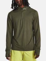 Under Armour Tričko QUALIFIER RUN 1/4 ZIP-GRN M