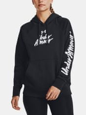 Under Armour Mikina UA Rival Fleece Graphic Hdy-BLK XS