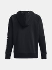 Under Armour Mikina UA Rival Fleece Graphic Hdy-BLK XS