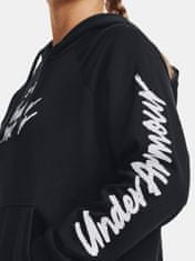 Under Armour Mikina UA Rival Fleece Graphic Hdy-BLK XS