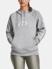 Under Armour Mikina UA Rival Fleece Graphic Hdy-GRY XS