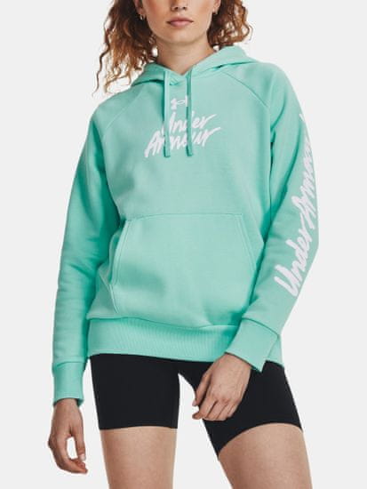 Under Armour Mikina UA Rival Fleece Graphic Hdy-BLU