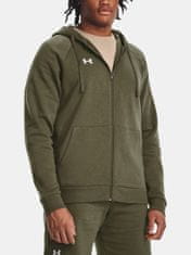 Under Armour Mikina UA Rival Fleece FZ Hoodie-GRN S