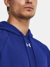 Under Armour Mikina UA Rival Fleece Hoodie-BLU XXL