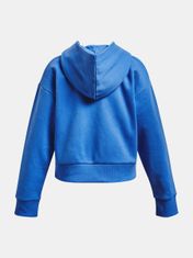 Under Armour Mikina UA Rival Fleece Crop Hoodie-BLU XS