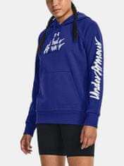 Under Armour Mikina UA Rival Fleece Graphic Hdy-BLU XS