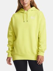 Under Armour Mikina Essential Flc OS Hoodie-YLW S