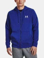 Under Armour Mikina UA Essential Fleece FZ Hood-BLU S