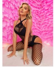 Temptly Sexi kabaretné bodystocking s otvoreným rozkrokom