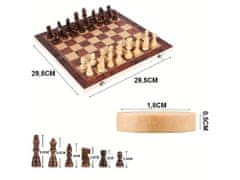 Verk 18277 Šach drevený 3 v 1