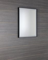 SAPHO SORT LED podsvietené zrkadlo 60x80cm, matná čierna ST080 - Sapho