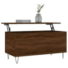 Petromila vidaXL Konferenčný stolík hnedý dub 90x44,5x45 cm spracované drevo