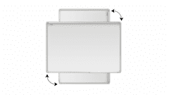 Allboards Magnetická tabule 150 x 100 cm ALLboards PROJECTION P41510