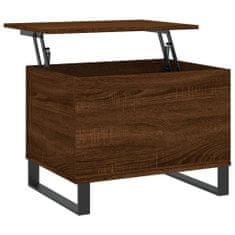 Petromila vidaXL Konferenčný stolík hnedý dub 60x44,5x45 cm spracované drevo