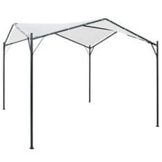 Vidaxl Altánok 3x3x2,6 m, biely 180 g/m²