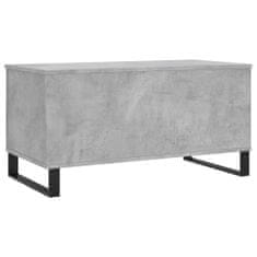 Petromila vidaXL Konferenčný stolík betónovosivý 90x44,5x45 cm spracované drevo