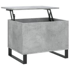 Petromila vidaXL Konferenčný stolík betónovosivý 60x44,5x45 cm spracované drevo