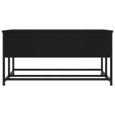 Vidaxl Konferenčný stolík čierny 80x80x40 cm kompozitné drevo