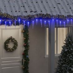 shumee vidaXL Vianočné svietiace cencúle 200 LED teplé biele 20 m akryl. PVC