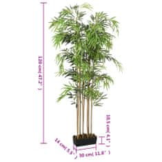 Petromila vidaXL Umelý bambusový strom 730 listov 120 cm zelený