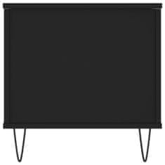 Petromila vidaXL Konferenčný stolík čierny 90x44,5x45 cm spracované drevo
