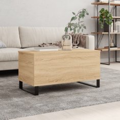 Vidaxl Konferenčný stolík dub sonoma 90x44,5x45 cm spracované drevo