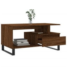 Petromila vidaXL Konferenčný stolík hnedý dub 90x49x45 cm spracované drevo