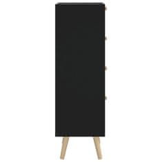 Vidaxl Vysoká skrinka so zásuvkami 40x30x95 cm kompozitné drevo