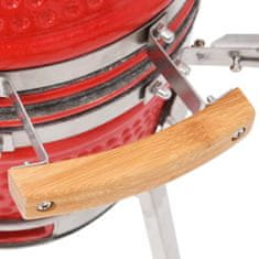 Vidaxl Kamado gril s udiarňou keramika 76 cm