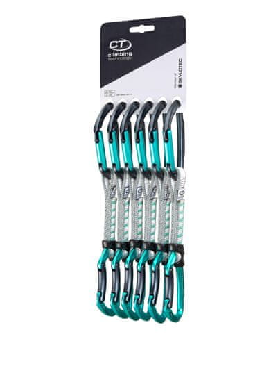 Climbing technology Expreska Climbing Technology Lime set 12 cm NYLON - pack of 6 anthracite/blue marine