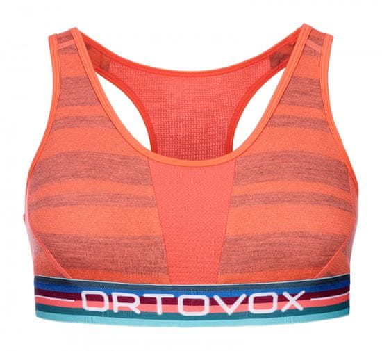 Ortovox Podprsenka Ortovox 185 Rock'n'Wool Šport Top W coral