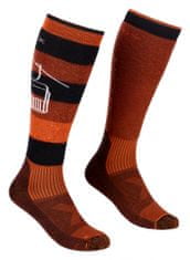 Ortovox Ponožky Ortovox Free Ride Long Socks clay orange