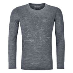 Ortovox 185 Merino Tangram LS Grey Blend 