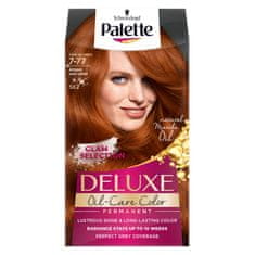 shumee Deluxe Oil-Care Color permanentná farba na vlasy s mikro-olejami 562 (7-77) Intense Shiny Copper