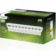 LUMILED 10x LED žiarovka GU5.3 MR11 2,5W = 20W 220lm 4000K Neutrálna biela 120° 230V