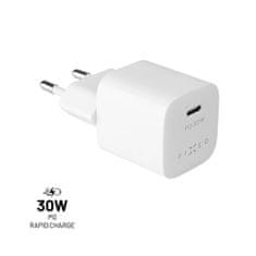 FIXED Nabíjačka sieťová s USB-C výstupom a podporou PD, 30W, biela