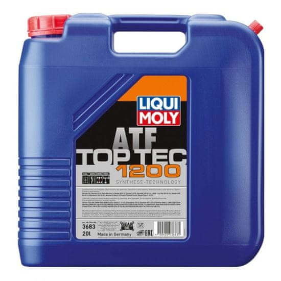 shumee LIQUI MOLY OLEJ ATF TOP TEC 1200 20L / DEX III H / HONDA Z1 / SP-III / T-IV / BMW LT 71141 / VOLVO 97341 / G 055 025