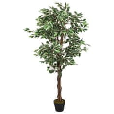 Petromila vidaXL Umelý fikusový strom 1008 listov 180 cm zelený