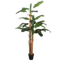 Petromila vidaXL Umelý banánový strom 18 listov 150 cm zelený