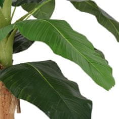 Petromila vidaXL Umelý banánový strom 19 listov 180 cm zelený