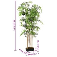 Petromila vidaXL Umelý bambusový strom 500 listov 80 cm zelený