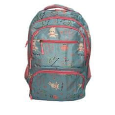 Bábätkám Školský batoh pre dievčatá modrý