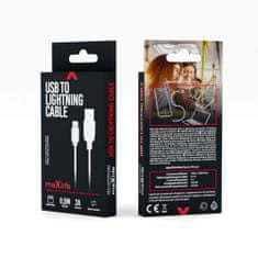 maXlife kábel USB - Lightning 0,5 m 2A, biely (OEM0100963)