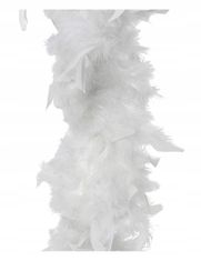 Kaemingk Vianočný stromček girlanda boa šál biely vianočný 150 cm