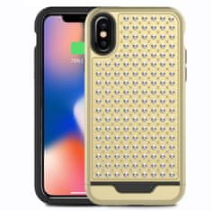 ZIZO Zizo Star Diamond Hybrid Cover - obal na iPhone X (zlatý/čierny)