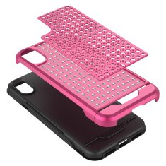 ZIZO Zizo Star Diamond Hybrid Cover - obal na iPhone X (ružový/čierny)