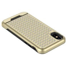 ZIZO Zizo Star Diamond Hybrid Cover - obal na iPhone X (zlatý/čierny)