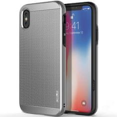 Smart Plus Obliq Slim Meta - puzdro pre iPhone Xs / X (saténovo strieborné)